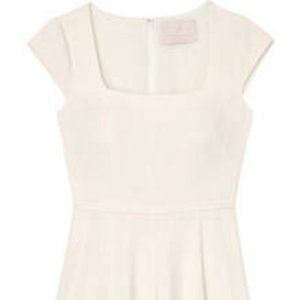 Elegant Cream Women's Dress